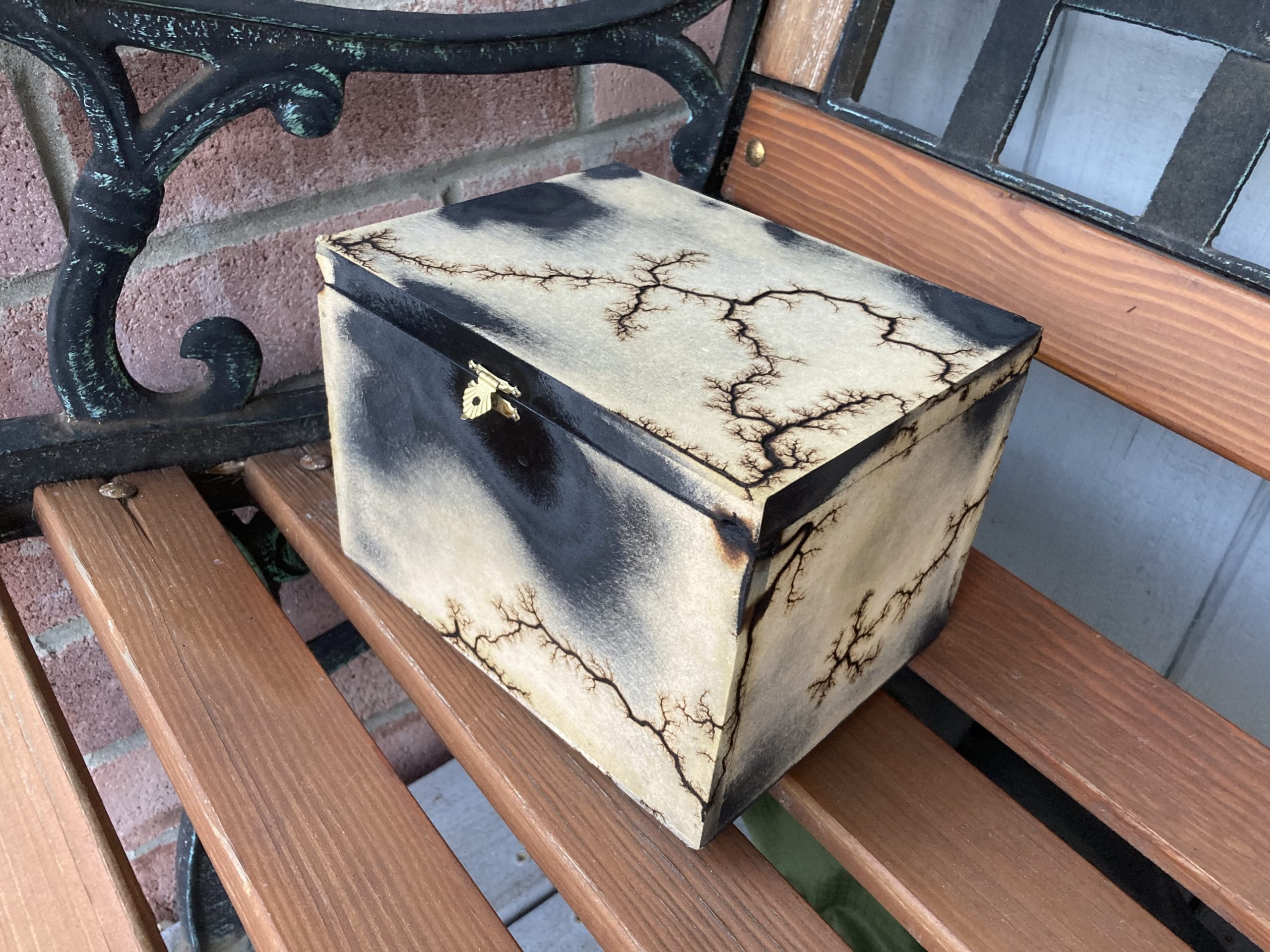 Burnt Jewelry Box