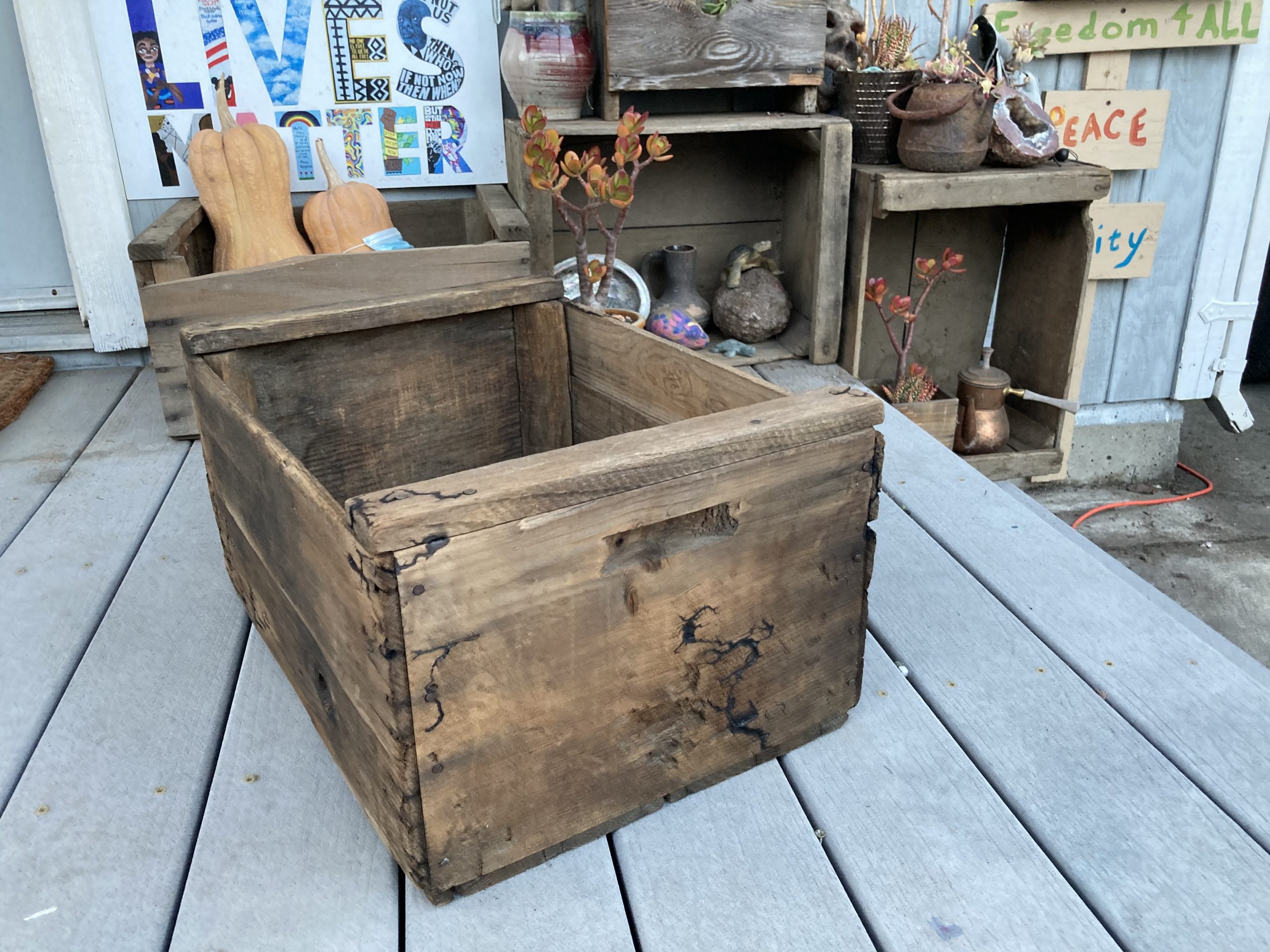 Burnt Walnut Box